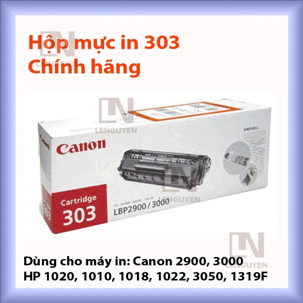Mực máy in Canon 2900: Hướng dẫn toàn diện Hộp mực in Canon 303 chính hãng