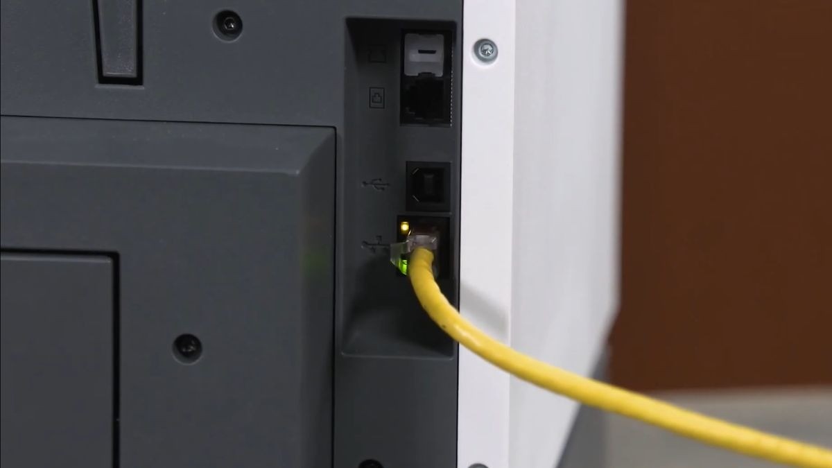 Kết nối máy in với laptop Win 10 qua cổng USB vật lý