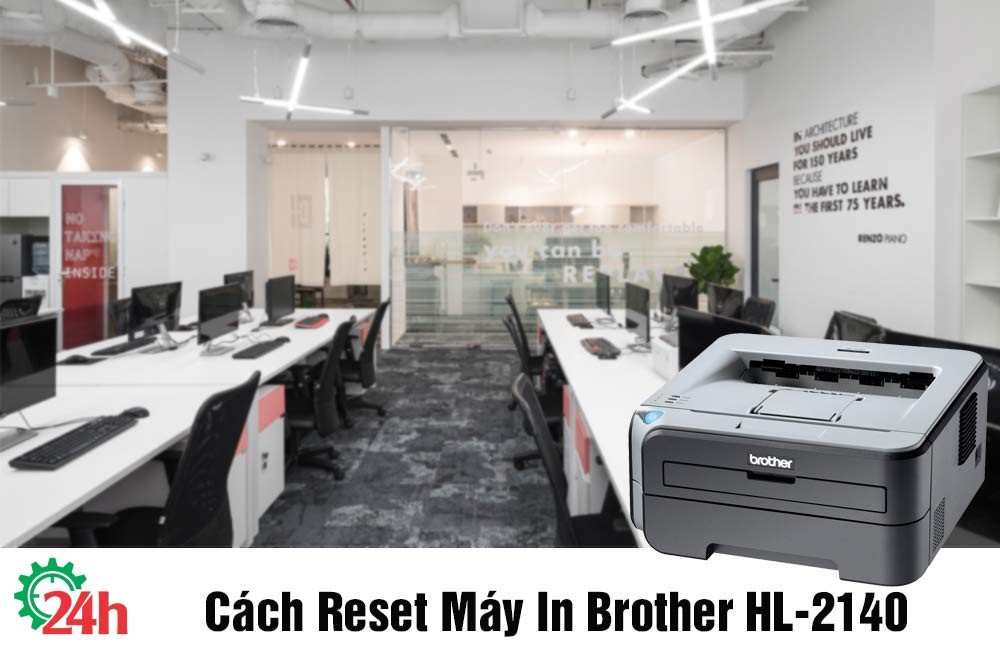 Cách Reset Máy In Brother HL-2140 Đơn Giản Hình ảnh máy in Brother HL-2140 trước khi thực hiện reset