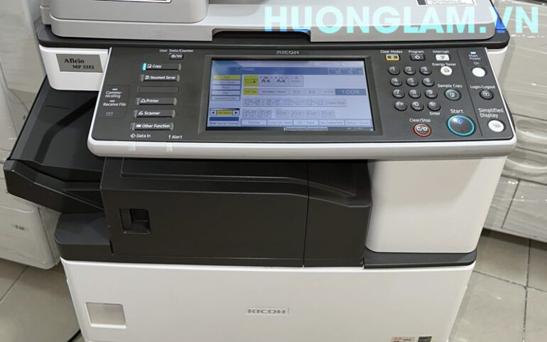 Giao diện chọn file driver Ricoh MP 3352 PCL6 từ thư mục đã giải nén trên máy tính để cài đặt