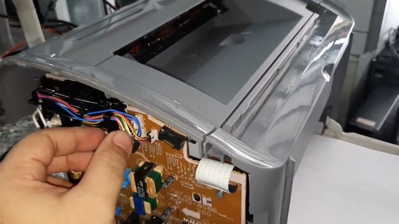 Vị trí Main nguồn và Card Formatter bên trong máy in Canon LBP 2900