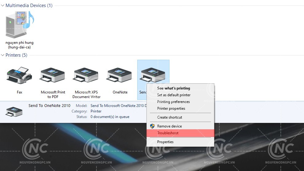 Các bước xử lý lỗi không thể cài đặt máy in trên hệ điều hành Windows 10