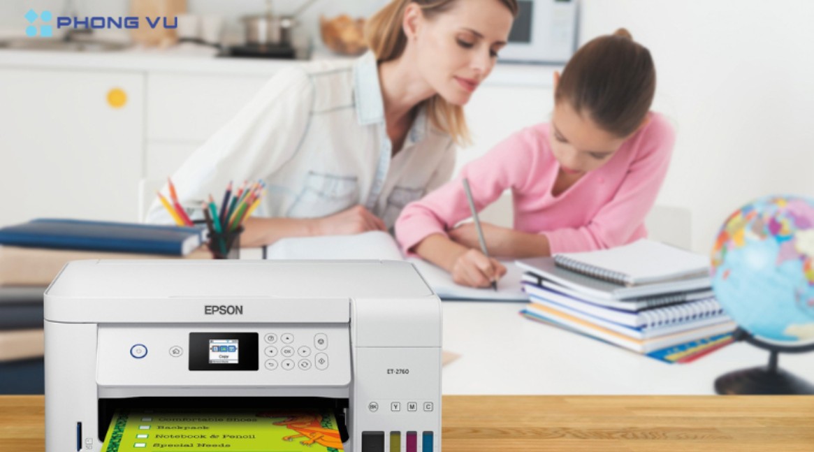 Máy in phun Epson với hệ thống mực liên tục