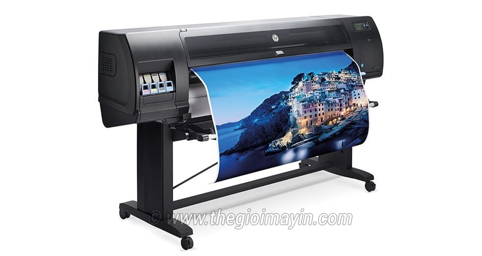 Sản phẩm decal và pp được in bằng máy in HP DesignJet D5800 với màu sắc tươi sáng