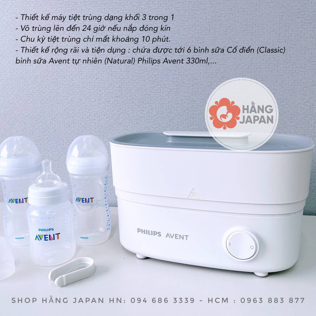 Các bộ phận tháo rời của máy tiệt trùng Philips Avent 3 trong 1 SCF291/100