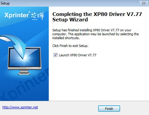 Hoàn thành bước đầu cài đặt driver Xprinter cho máy in hóa đơn