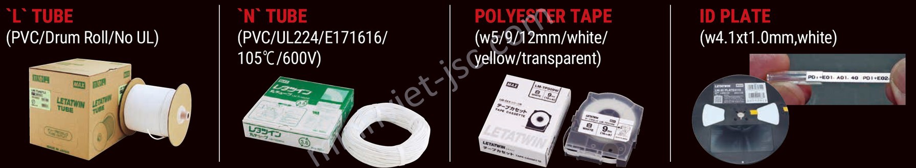 Các loại phụ kiện đa dạng cho máy in đầu cốt LM-550A2