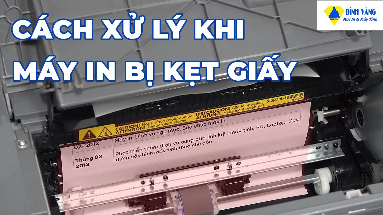 Cách Lấy Giấy Bị Kẹt Máy In Canon 2900 Dễ Dàng