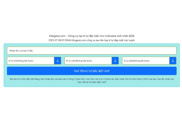 [33+] Top tên kí tự đặc biệt game hot nhất năm 2025 của Gen Z