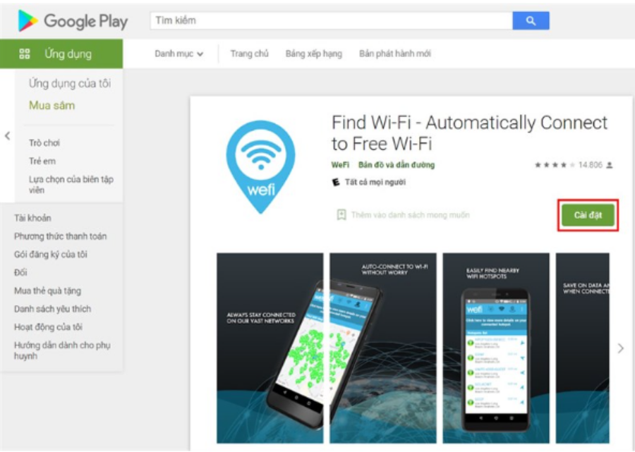 WeFi: Ứng dụng hỗ trợ bẻ khóa mật khẩu máy tính miễn phí