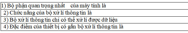 Đặc điểm các thiết bị có gắn bộ xử lý thông tin trong đời sống
