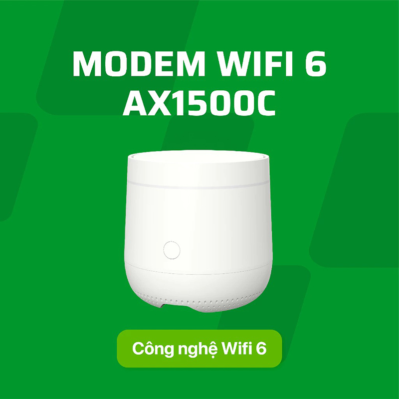 Modem hiện đại tích hợp công nghệ WiFi 6 tối ưu tốc độ mạng máy tính