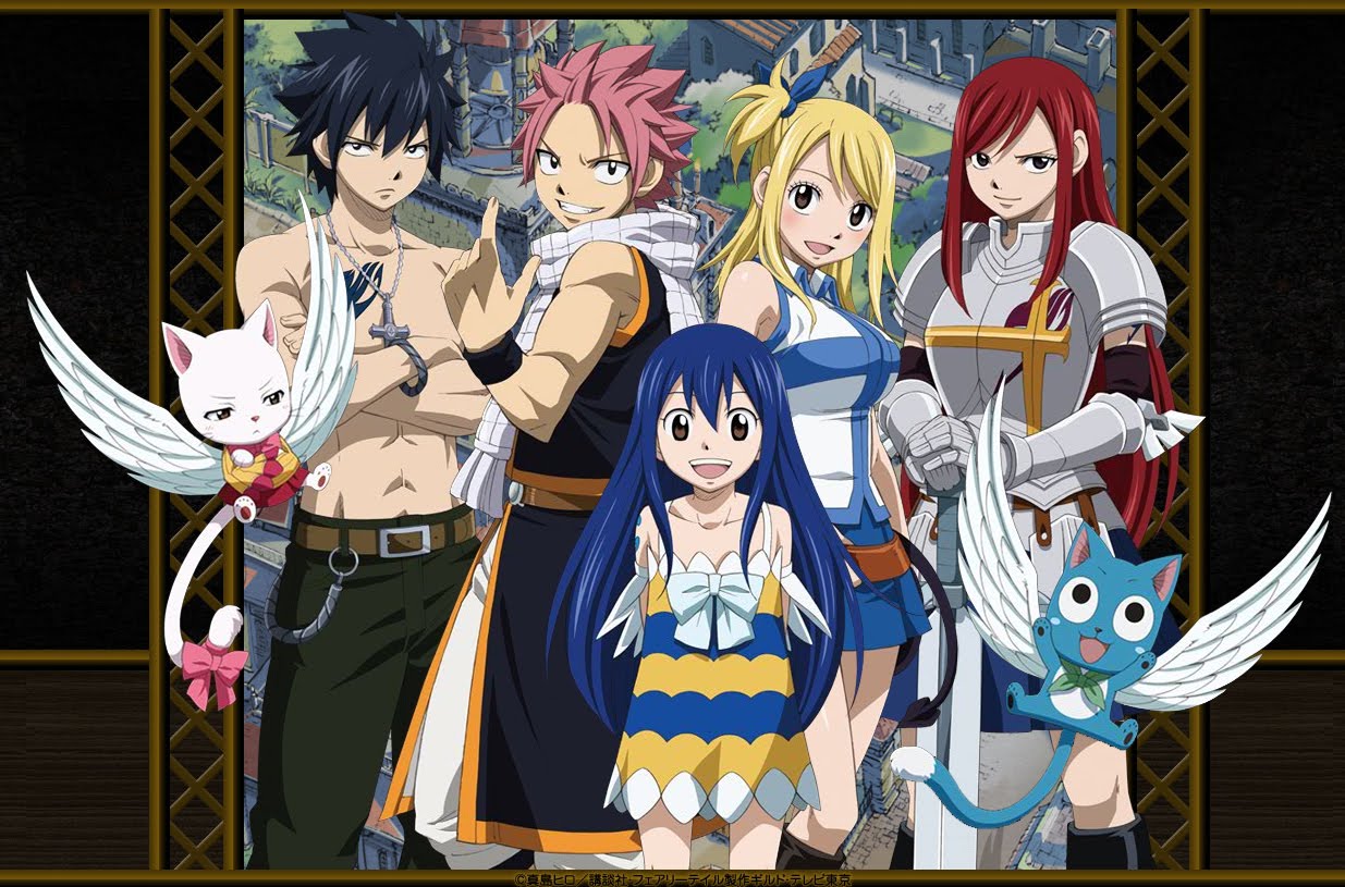 Hình nền Anime Fairy Tail đầy ma mị cho tường nhà