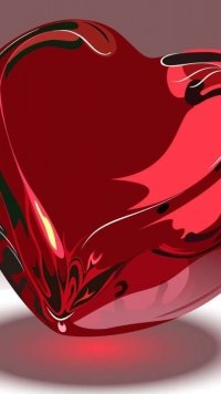 Hình nền trái tim đỏ rực cho điện thoại của bạn