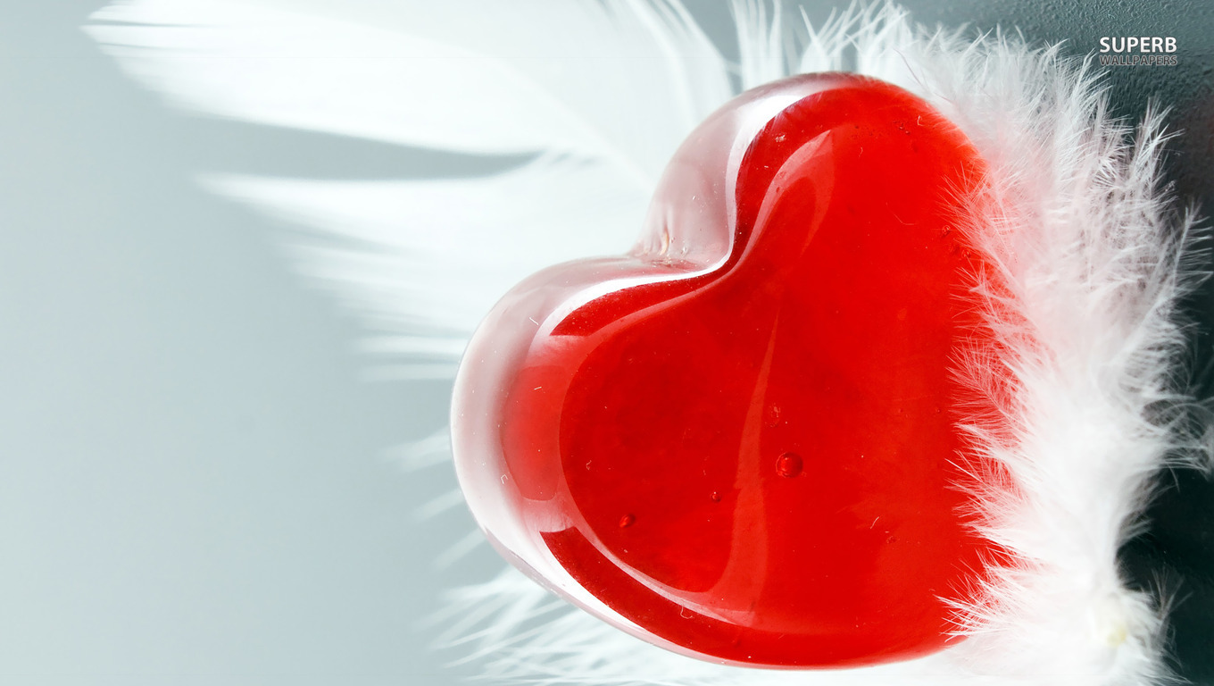 Phông nền trái tim lãng mạn cho máy tính