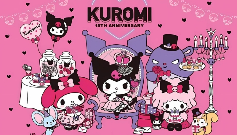 Hình nền Kuromi và các bạn dễ thương