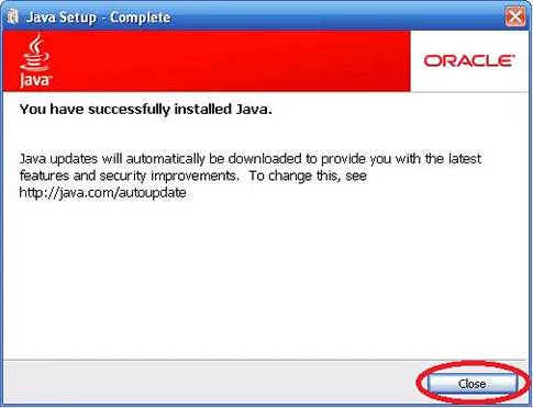 Quá trình cài đặt Java Plugin đang diễn ra