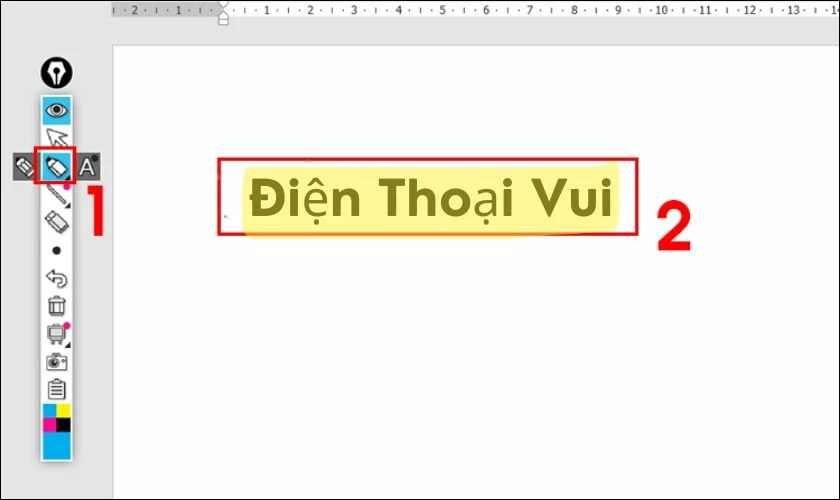 Cách dùng tính năng highlight và công cụ xóa khi vẽ màn hình máy tính bằng Epic Pen