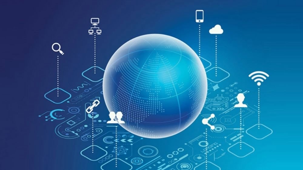 Hình ảnh minh họa định nghĩa mạng máy tính và các thành phần cơ bản