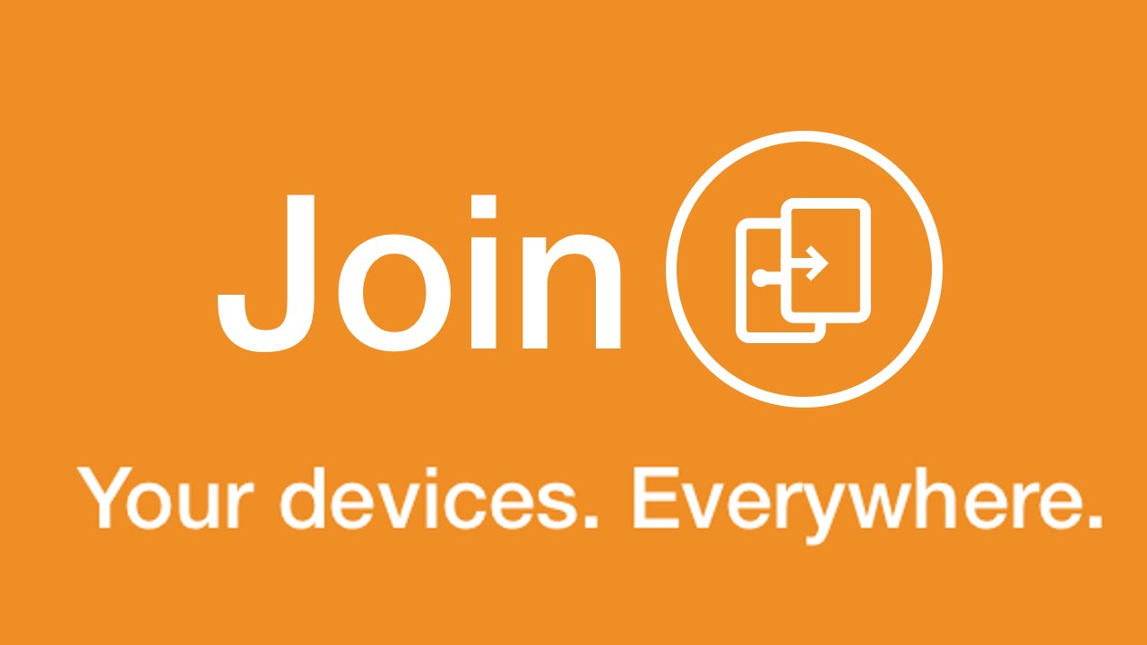 Giao diện ứng dụng Join giúp điều khiển điện thoại bằng máy tính