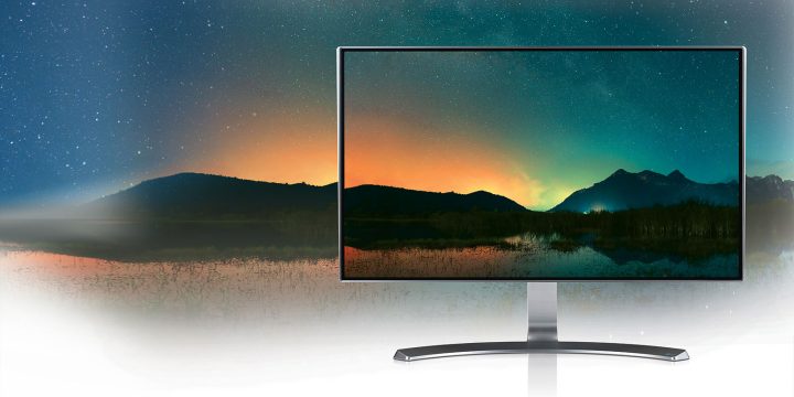 Màn hình máy tính không viền LG với thiết kế bắt mắt