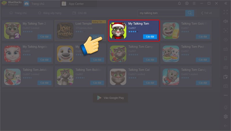 Tìm Game My Talking Tom Để Tải Về Máy Tính
