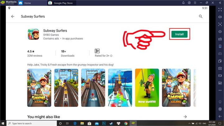 Cách tải Subway Surfers trên máy tính: Cài đặt Subway Surfers