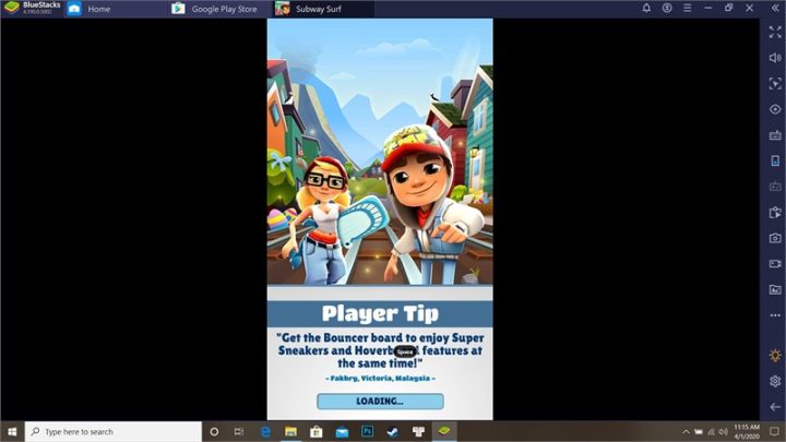 Cách tải Subway Surfers trên máy tính: Chơi Subway Surfers