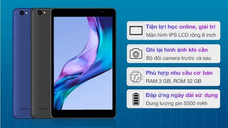 Máy tính bảng Masstel Tab 8.2 cho bé học