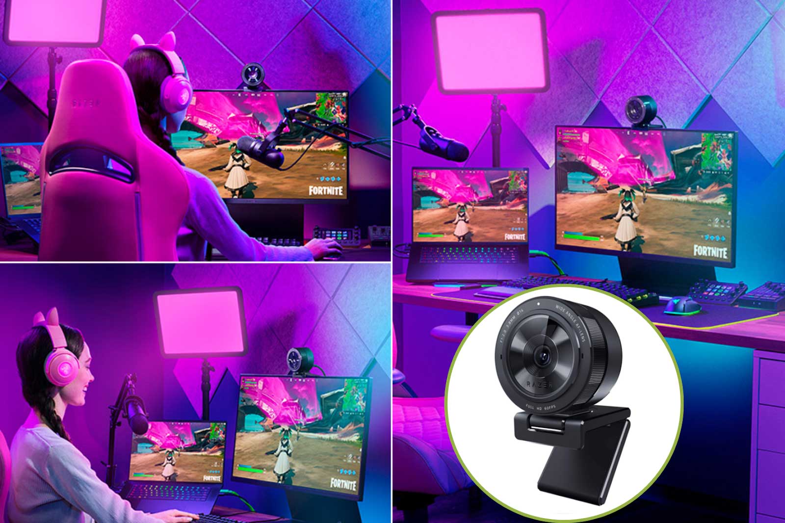 Webcam không dây Razer chuyên dụng cho gaming và livestream