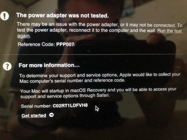 Nếu RAM có lỗi, máy sẽ hiển thị các mã lỗi ngay trên màn hình.