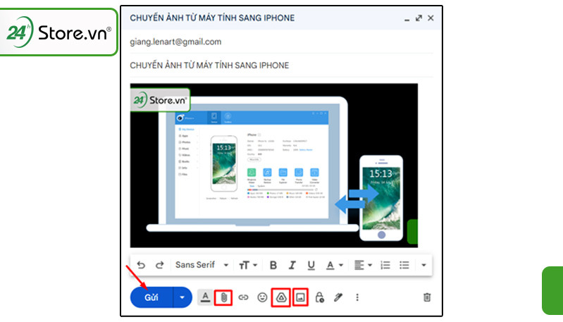 CÃ¡ch táº£i áº£nh tá»« mÃ¡y tÃ­nh vÃ o iPhone