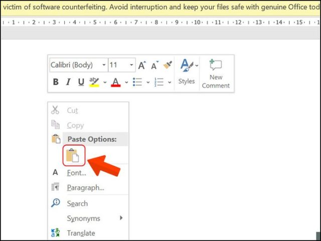 Cách sao chép từ trên máy tính bằng phím tắt trên Windows