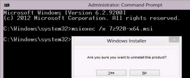 Kích hoạt tính năng Command Prompt với quyền admin và sau đó nhập lệnh 