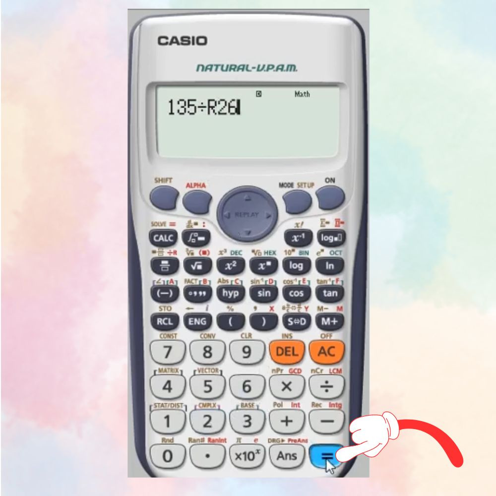 Hướng dẫn chi tiết các bước tìm số dư trên máy tính Casio 580