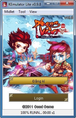 Giao diện đăng nhập game Phong Vân Truyền Kỳ