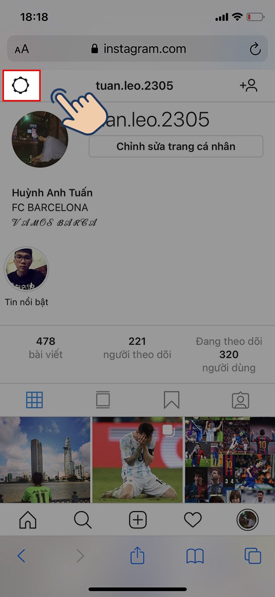 Chá»n vào biá»ƒu tÆ°á»£ng rÄƒng cÆ°a 