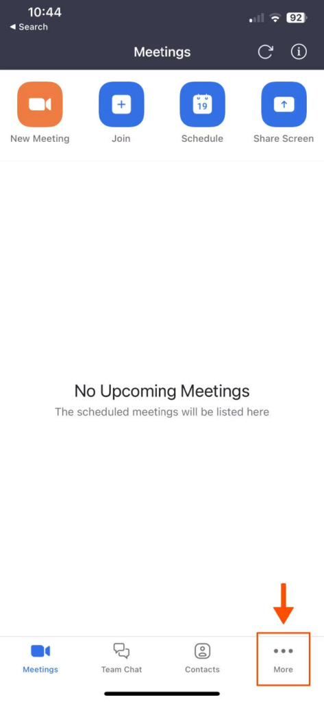 Giao diện tùy chọn hiển thị trên ứng dụng di động