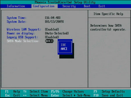 máy tính màn hình xanh chữ trắng