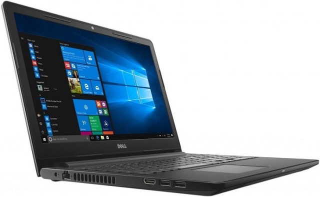 Mặt trên của Dell Inspiron 15 3576 với logo Dell
