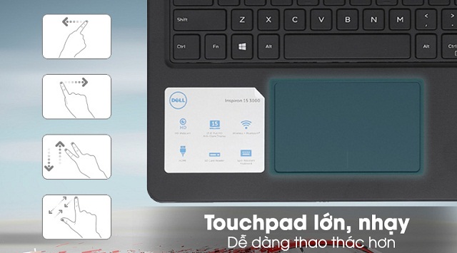 Bàn phím Dell Inspiron 15 3576 với đèn nền