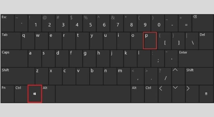Menu Project trên Windows 10