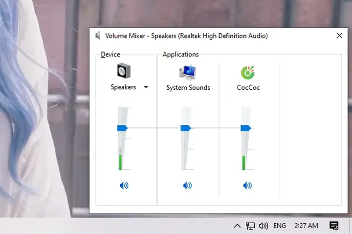 lỗi loa máy tính win 10
