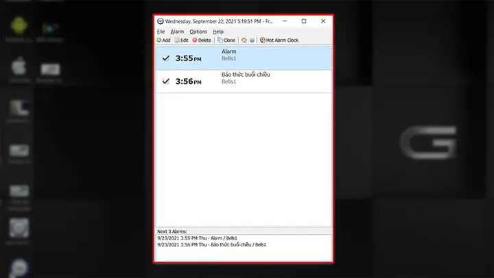 phần mềm hẹn giờ trên máy tính