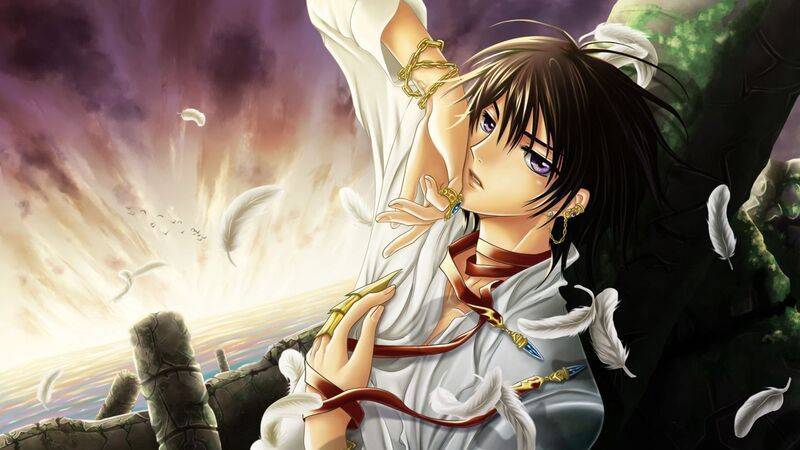 Ảnh nền máy tính hoạt hình nhân vật nam cute 3