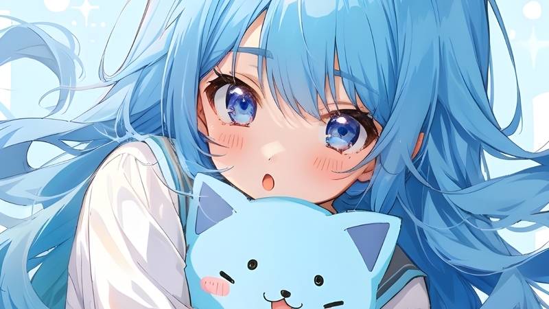 Ảnh nền máy tính hoạt hình chibi dễ thương